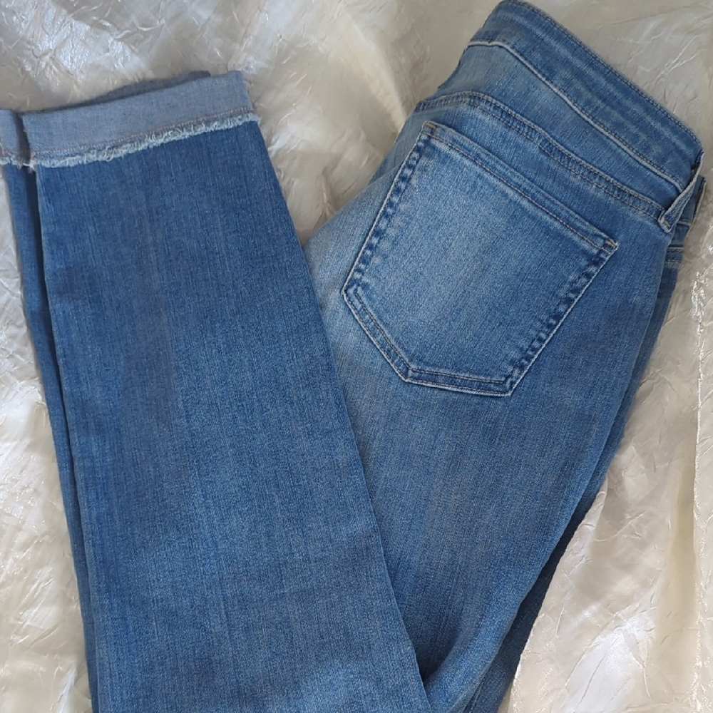 NYDJ Light Blue Ankle Jeans Waist 32 In